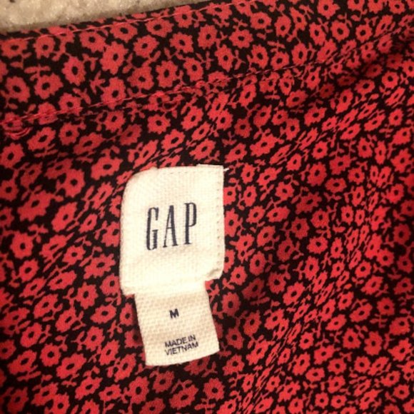 GAP (M) Mix Print Sleeveless Shirt Dress - Picture 9 of 9